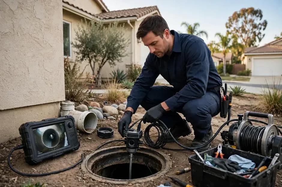 Icon Plumbing at work in Escondido