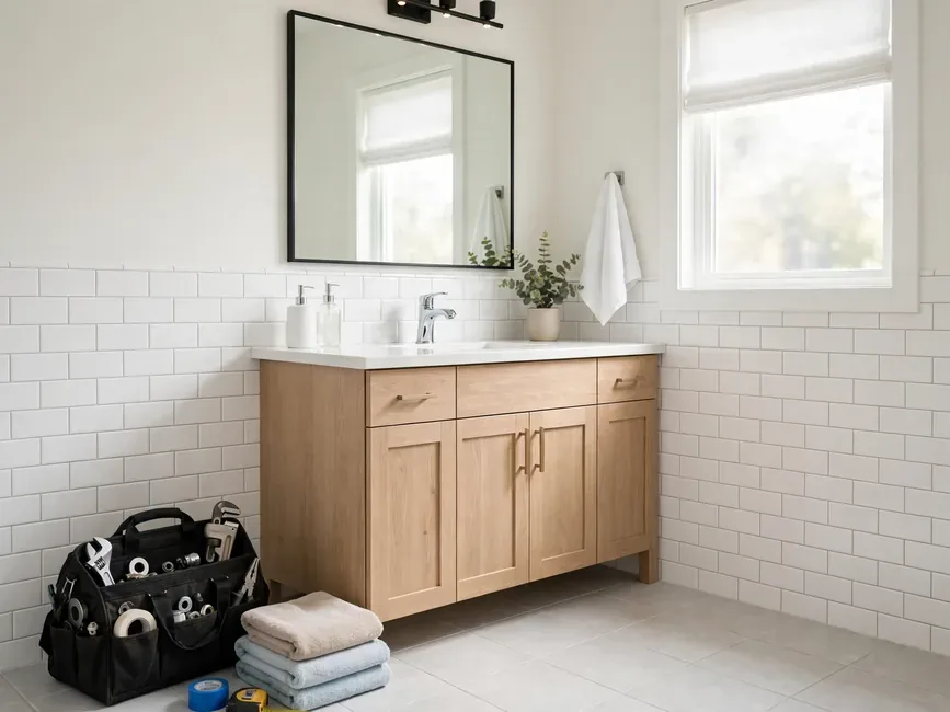 Escondido home prepared for a plumbing visit
