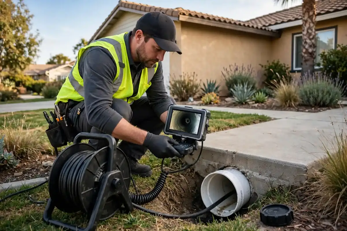 Icon Plumbing at work in Escondido