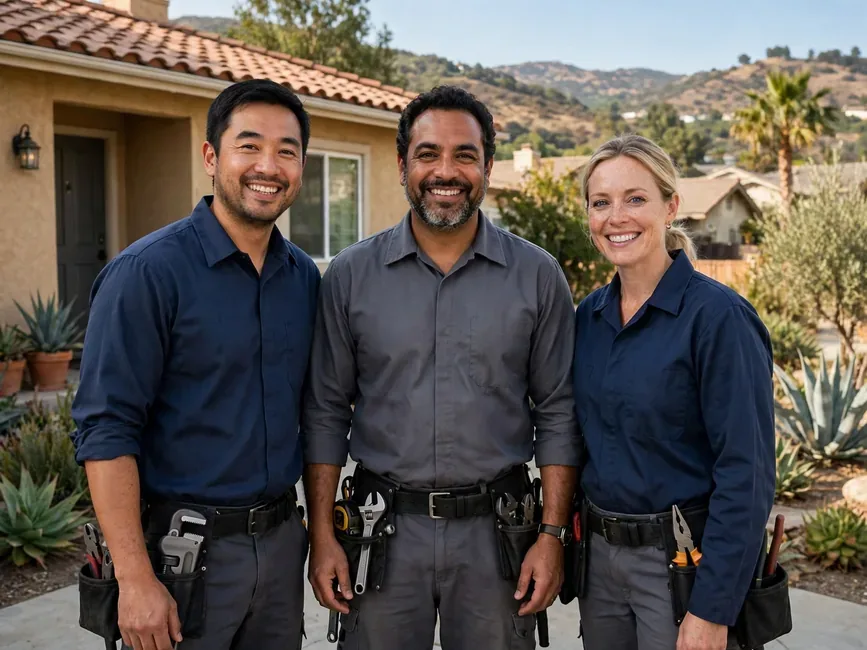 Experienced Plumbing professionals at work