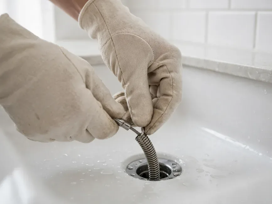 How to unclog a bathroom sink without harsh chemicals in Escondido, CA