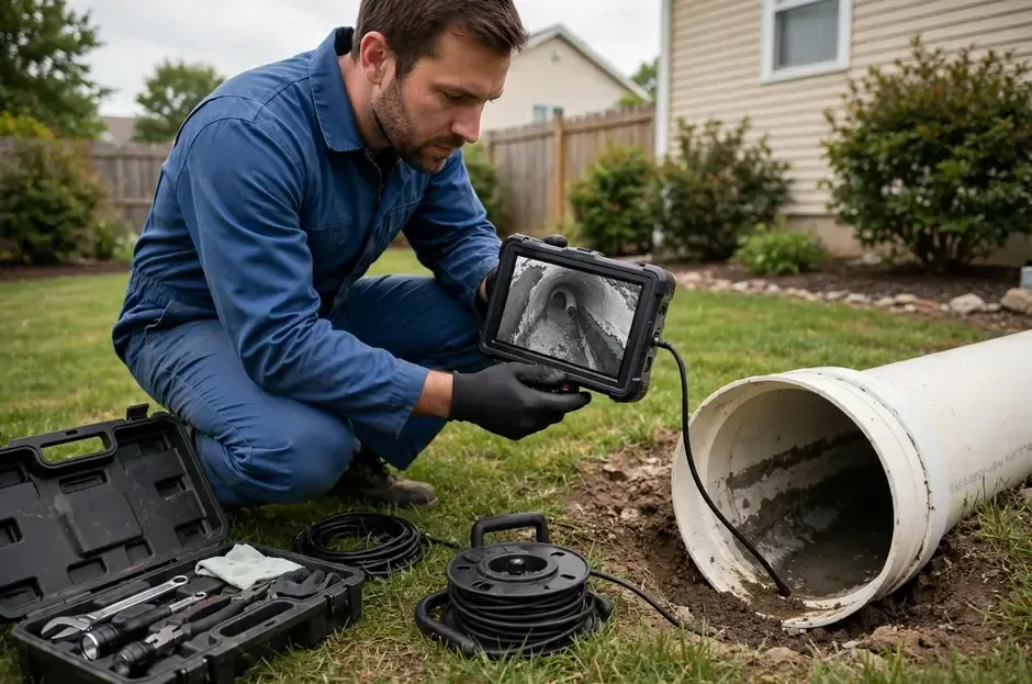 Sewer line cleaning service in Escondido